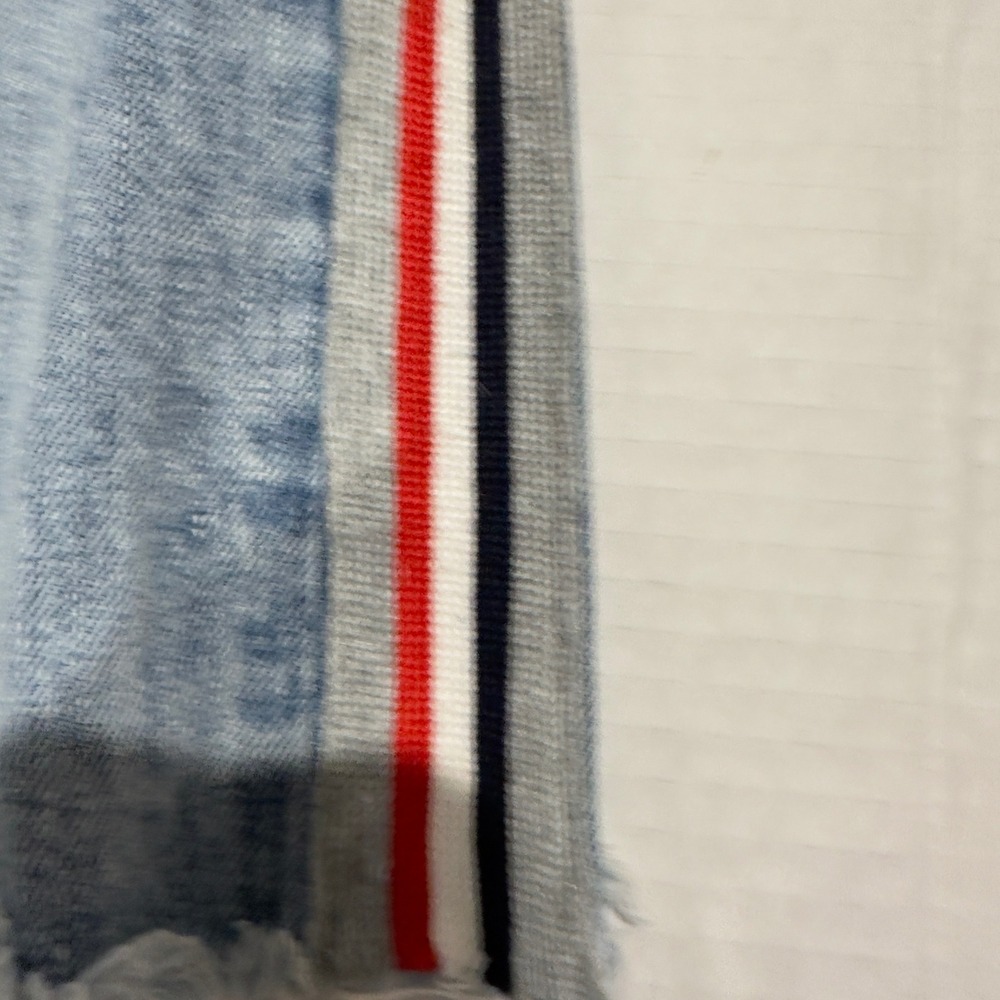Flutter by Dance & Marvel Women Denim Mini Skirt Light Wash Side Stripe DMS1640B - Picture 4 of 7